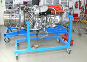 Voziček za avionski motor